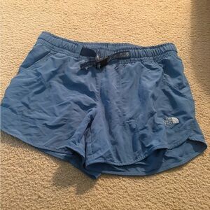 The North Face Light Blue Active Shorts